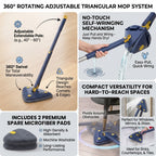 360° Rotating Triangle Cleaning Mop – Effortless Deep Cleaning for Every Corner