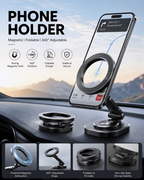 Magnetic Foldable Phone Holder for Secure, Hands-Free Viewing Anywhere