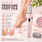 Electric Pedicure Foot File Callus Remover for Smooth, Soft Feet