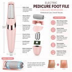 Electric Pedicure Foot File Callus Remover for Smooth, Soft Feet