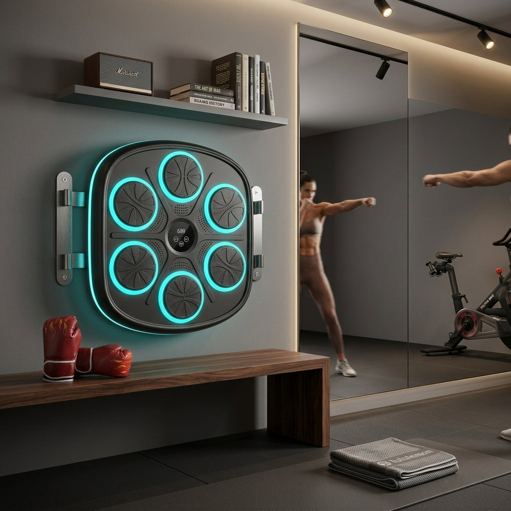 Intelligent Boxing Machine – Smart Interactive Boxing Trainer for Fitness