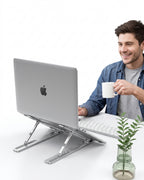 Nulaxy Adjustable Laptop Stand – Ergonomic, Portable & Sturdy Desktop Holder