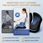 Orthopedic Seat Cushion – Ergonomic Support for Comfortable Back Pain Relief