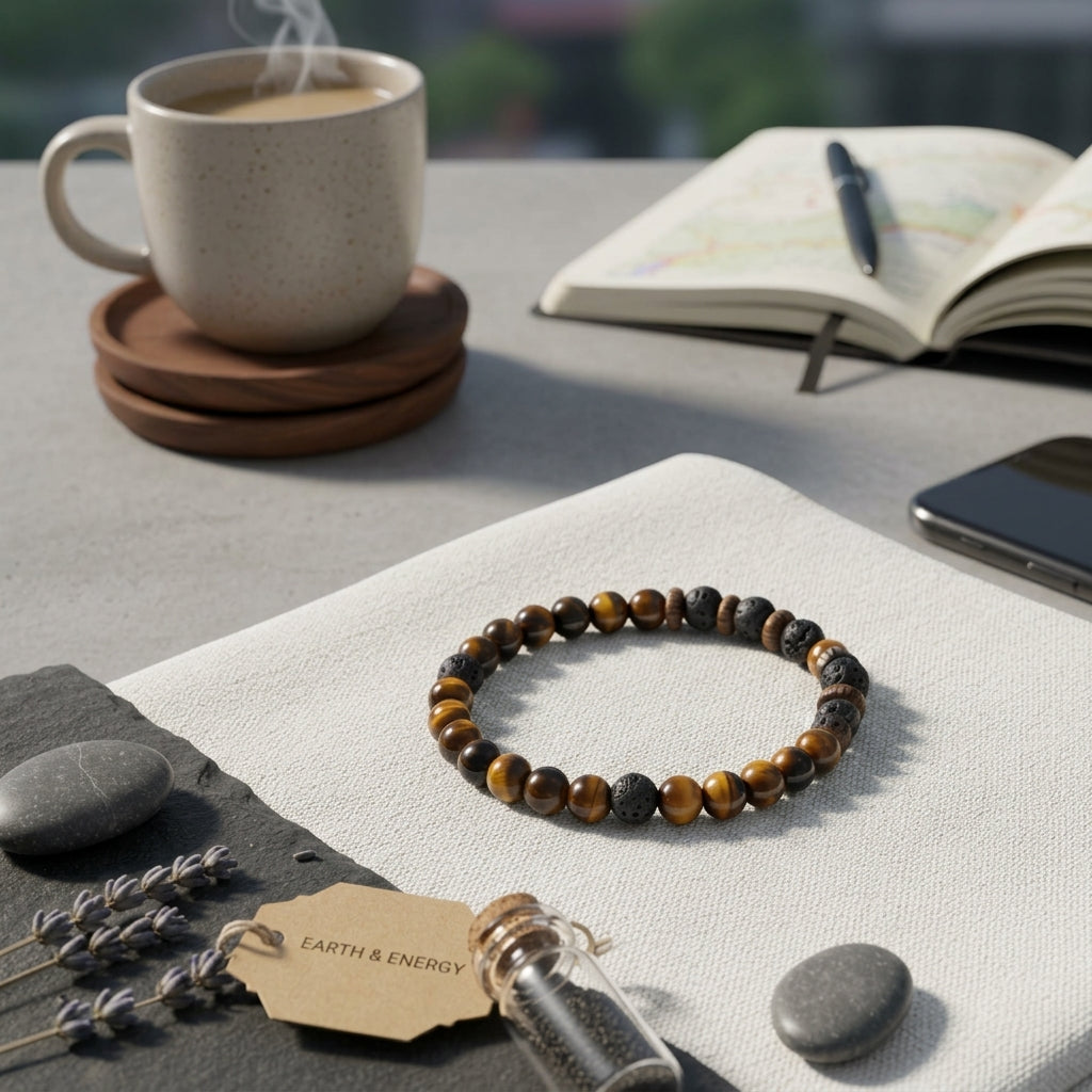 Natural Stone Beaded Bracelet – Stylish, Elegant & Timeless Accessory for Everyday Wear