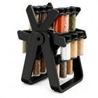 18-Jar Rotating Spice Rack – Organized, Accessible & Stylish Kitchen Storage