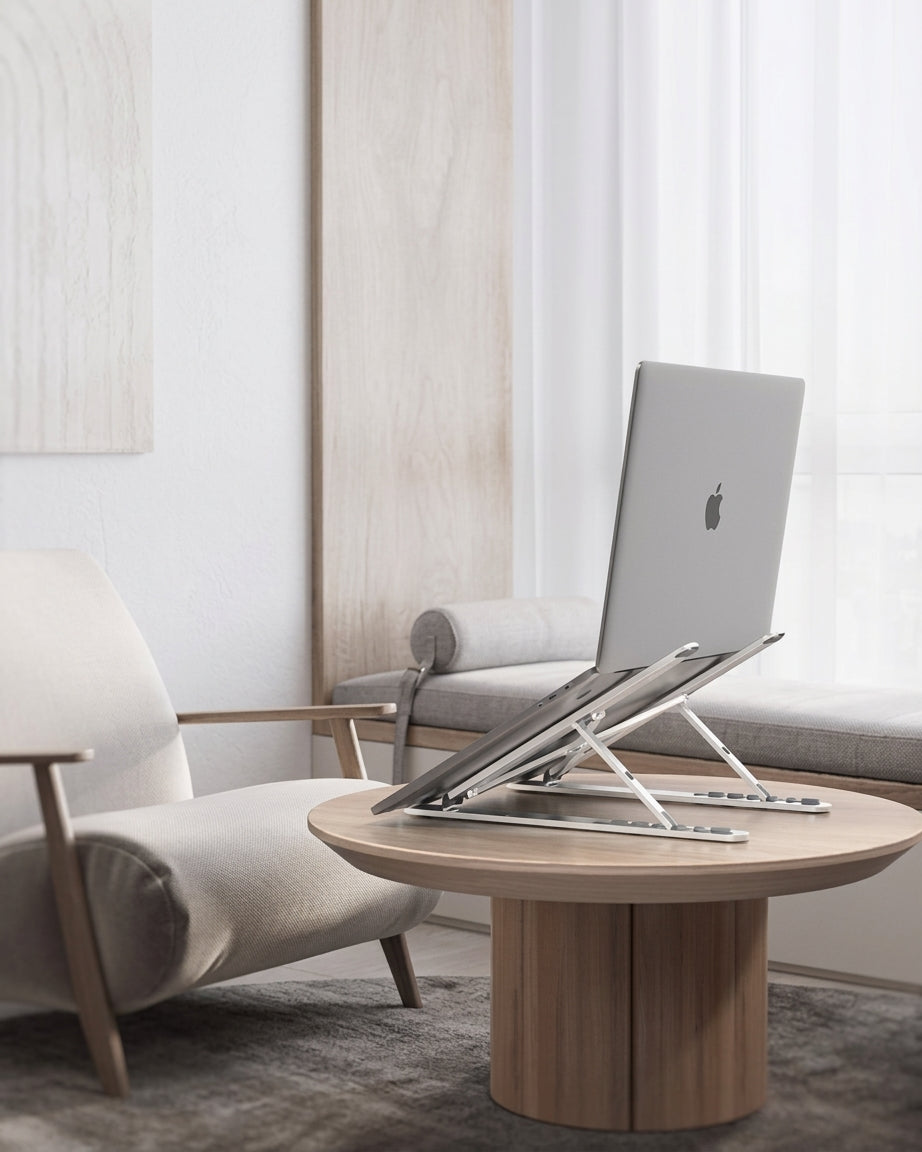 Nulaxy Adjustable Laptop Stand – Ergonomic, Portable & Sturdy Desktop Holder