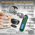 Rechargeable Electric Lint Remover – Effortless Fabric Shaving for Fresh Clothes