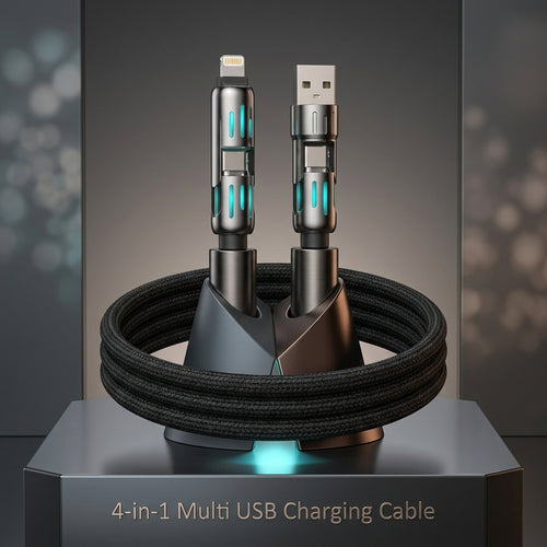 4-in-1 Multi USB Charging Cable – Fast, Versatile & Convenient Charging Solution
