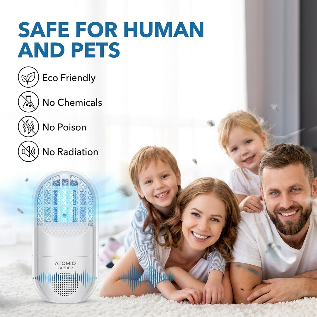 Electric LED Mosquito Killer Lamp – UV Light Insect Trap for Home Protection