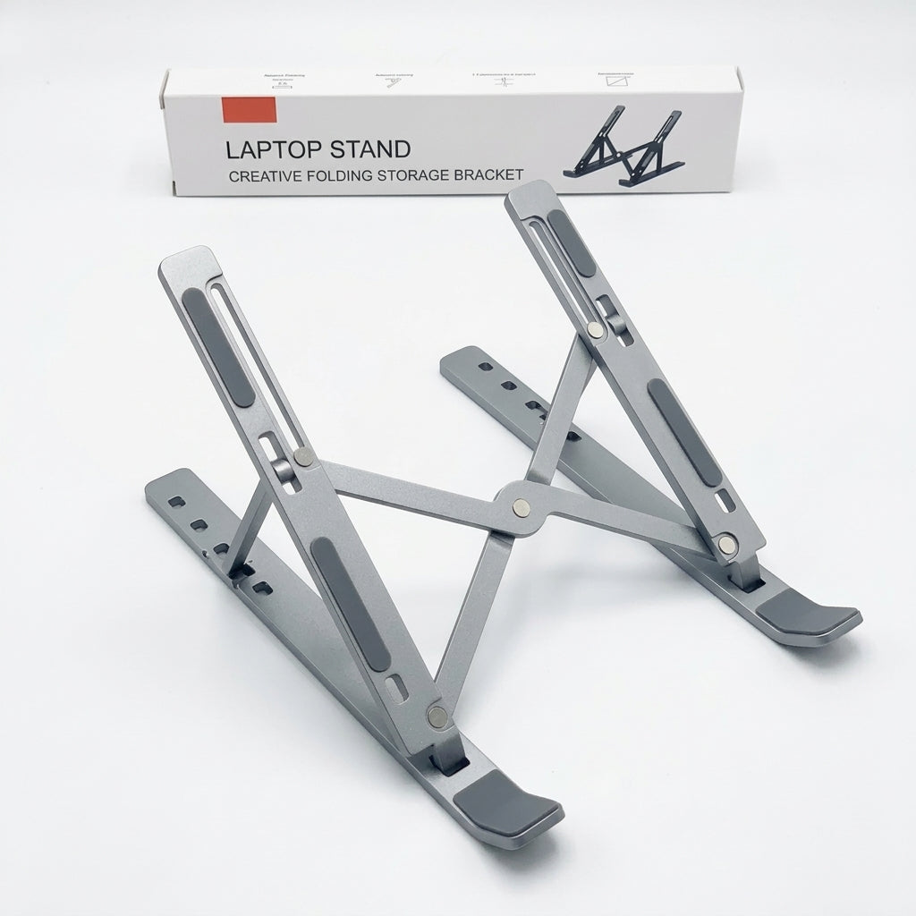 Nulaxy Adjustable Laptop Stand – Ergonomic, Portable & Sturdy Desktop Holder